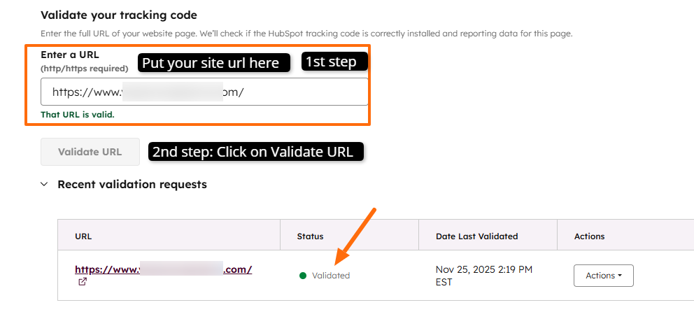 Confirm the Integration