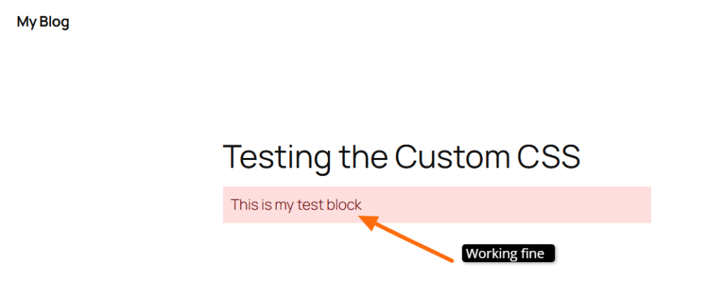 Custom CSS 7 css is working fine