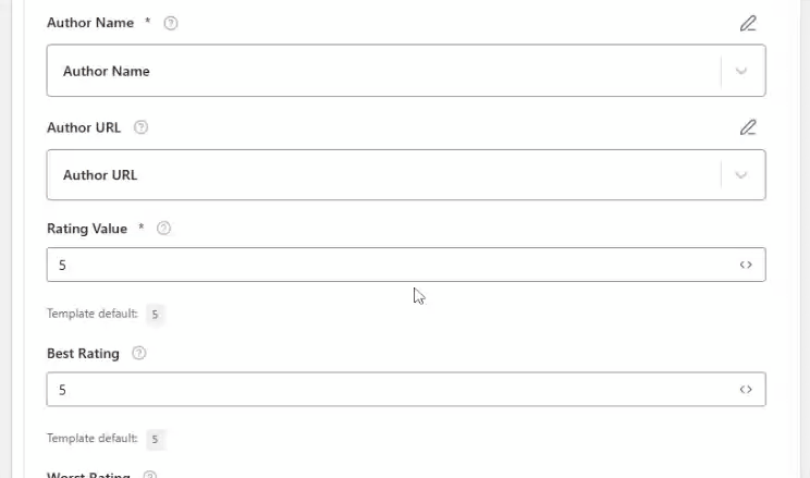 Review Schema Template 12 Add Author URL