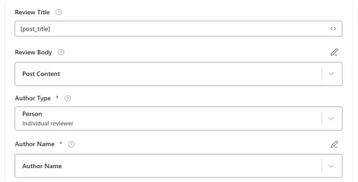 Review Schema Template 9 add review body description