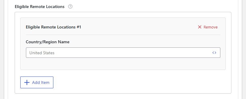 Add Eligible Remote Locations