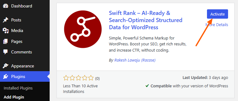 click on activate button