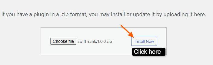 Click Install Now Button