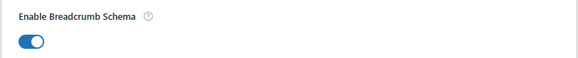 Enable Breadcrumb Schema