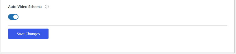 Enable Auto Video Schema